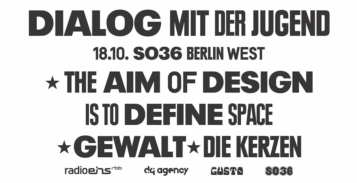 Tickets Dialog mit der Jugend,  in Berlin